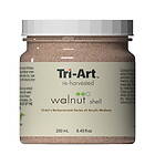 Tri-Art Reharvested Walnut Shell 250ml, medium för textur innehåller partiklar a