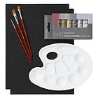 Panduro Hobby Beginners Acrylic Metallic Paint Kit, allt för nybörjaren som vill börja måla med akrylfärg