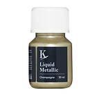 Kreatima Liquid Metallic 30ml, vattenlöslig metallicfärg – Champagne