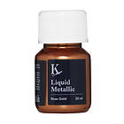 Kreatima Liquid Metallic 30ml, vattenlöslig metallicfärg – Rose gold