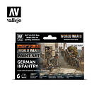 Vallejo 70.206 WWII Paint Set German Infantry