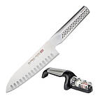 Global GU-04G Ukon Santoku 19cm (Olivslipad)