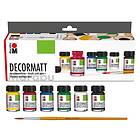 Marabu 6 x 15 ml decormatt startset