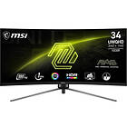 MSI MAG 345CQRDE LED monitor curved 34"