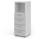 Optizen Armoire contemporaine avec tiroirs Ezra Hauteur110 V92/V93/V96