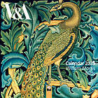 V&A: William Morris Birds Mini Wall Calendar 2025 (Art Calendar)