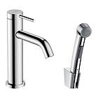Hansgrohe Tvättställsblandare Tecturis S 110 med Bidettehanddusch och Duschslang