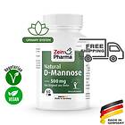 Zein Pharma Natural D-Mannose, 500mg 60 caps