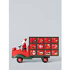 John Lewis Santa's Truck Wooden Advent Calendar