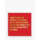 Redback Cards Advent Calendar Joke Christmas Card