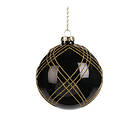 Holiday Collection Striped Net Bauble