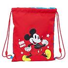 Skopåse med remmar Mickey Mouse Clubhouse Fantastic Blå Röd 26 x 34 x 1 cm