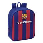 Skolryggsäck F.C. Barcelona 24/25 Rödbrun Marinblå 22 x 27 x 10 cm