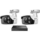 TP-Link Vigi C340 2,8mm 4mp Outdoor Bullet Camera 2st + 1 Vigi Nvr1004h 4-channel Poe Nvr