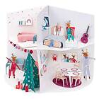 CHRISTMAS Luxury Festive House Paper Advent Calendar