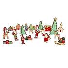 CHRISTMAS Luxury Wooden North Pole Festive Village Advent Calendar