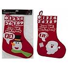 Fabric Xmas Sacks How Many Days Untill Christmas Advent Calendar