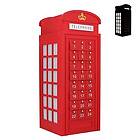 Gisela Graham Wooden LED Telephone Box Advent Calendar