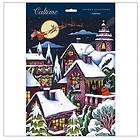 Santa Over Rooftops Caltime Advent Calendar