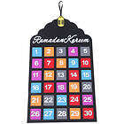 Hanging Ramadan Advent Calendar Islamic Wall Eid Commemorate