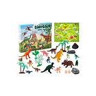 KreativeKraft Kids Dinosaur Advent Calendar With Accessories 2023