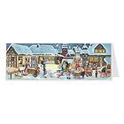 Market in the Snow Panoramic Richard Sellmer Advent Calendar 