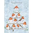 Wrendale Designs Rocking Robins Christmas Advent Calendar Card Gift Idea