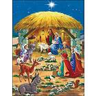 Caltime Religious Nativity Traditional Christmas Advent Calendar 