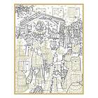 Caspari Colouring Book Nativity by Jane Hayes Advent Calendar 