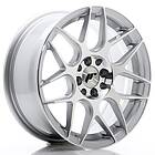 Japan Racing JR Wheels JR18 16x7 ET25 4x108 Silver Machined Face