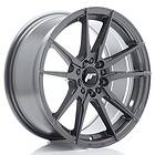 Japan Racing JR Wheels JR21 17x8 ET35 5x108/112 Hyper Gray