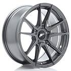 Japan Racing JR Wheels JR21 17x8 ET35 5x120 Hyper Gray