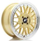 Japan Racing JR Wheels JR23 16x7 ET20 4x100 Gold w/Machined Lip