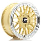 Japan Racing JR Wheels JR23 16x7 ET20-45 5H BLANK Gold w/Machined Lip