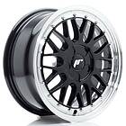 Japan Racing JR Wheels JR23 16x7 ET20-45 5H BLANK Gloss Black w/Machined Lip