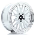 Japan Racing JR Wheels JR23 17x8 ET35 5x100 Hyper Silver w/Machined Lip