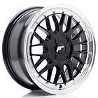 Japan Racing JR Wheels JR23 16x7 ET20-45 4H BLANK Gloss Black w/Machined Lip