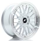 Japan Racing JR Wheels JR23 17x8 ET20-45 4H BLANK Hyper Silver w/Machined Lip