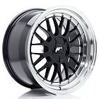 Japan Racing JR Wheels JR23 18x9,5 ET20-48 5H BLANK Gloss Black w/Machined Lip