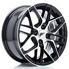 Japan Racing JR Wheels JR28 15x7 ET38 4x100 Gloss Black Machined Face