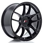 Japan Racing JR Wheels JR29 17x8 ET20-38 4H BLANK Gloss Black