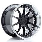 Japan Racing JR Wheels JR41 18x10,5 ET15-25 5H BLANK Glossy Black w/Machined Lip