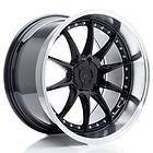 Japan Racing JR Wheels JR41 19x11 ET12-25 5H BLANK Glossy Black w/Machined Lip