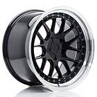 Japan Racing JR Wheels JR40 18x10,5 ET15-22 5H BLANK Gloss Black w/Machined Lip