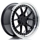 Japan Racing JR Wheels JR39 18x8,5 ET15-35 5H BLANK Glossy Black w/Machined Lip