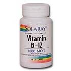 Solaray Vitamin B-12 Plus Folic Acid 90 Tabletter