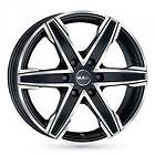 MAK KING 6 7,50x17.0 ET45.0 CB66.10 6x114.3 Dull Black Polished