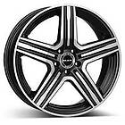 MAK Lewis blk/pol 10x21 ET52.0 CB66.60 5x112 Black/polished