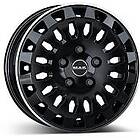 MAK Overland dark 7,00x17.0 ET60.0 CB65.10 5x120 Black/polished lip