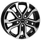 Autec UTECA Gloss Black Polished 9,00x20.0 ET43.0 CB63.40 5x108 Black polished